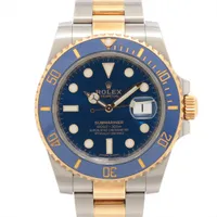 ロレックス サブマリーナーデイト 116613LB SS×YG SS×YG AT ブルー文字盤