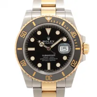 ロレックス サブマリーナーデイト 116613LN SS×YG SS×YG AT ブラック文字盤