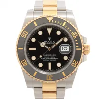 ロレックス サブマリーナーデイト 116613LN SS×YG SS×YG AT ブラック文字盤