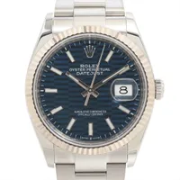 ロレックス デイトジャスト36 126234 SS×WG SS AT ブルーフルーテッド文字盤 オイスターブレスレット あまりごま2