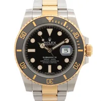 ロレックス サブマリーナーデイト 116613LN SS×YG SS×YG AT ブラック文字盤