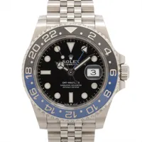 ロレックス GMTマスターⅡ 126710BLNR SS SS AT ブラック文字盤