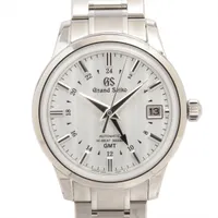 グランドセイコー エレガンスコレクション メカニカルハイビート 36000 GMT 雪化床 SBGJ271 SS SS AT シルバー文字盤