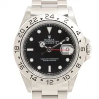 ロレックス エクスプローラーⅡ 16570 SS SS AT ブラック文字盤 あまりごま1