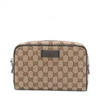 グッチ GGキャンバス キャンバスxレザー ウエストポーチ ブラウン 449174
