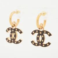 シャネル ココマーク スター C24C ピアス(両耳用) GP ゴールド