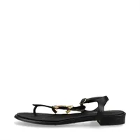 シャネル ココマーク 24SS レザー サンダル 35C レディース ブラック
