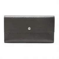 ヴィトン モノグラム ポルトトレゾールインターナショナル M65105 ブラック ロングウォレット