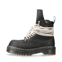 ドクターマーチン×リックオウエンス レザー ブーツ UK8 メンズ ブラック