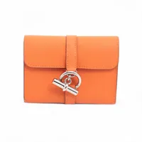 エルメス グレナン ヴォースイフト コインケース オレンジ シルバー金具 K:2025年