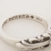 クロムハーツ ベイビークラシック フローラルクロス リング 925 5.7g