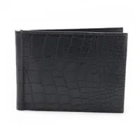 エルメス ポーカーGM アリゲーター マネークリップ ブルーマリン シルバー金具 D:2019年 ブルーエレクトリック