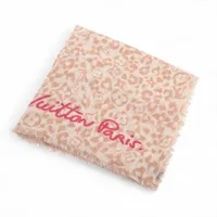 ヴィトン M98152 ストール LV サファリ IS5205 ストール ウール×カシミヤ×シルク ベージュ