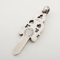 クロムハーツラージ クロムハーツ ラージダガー ペンダントトップ 925 36.6g ZZ026892