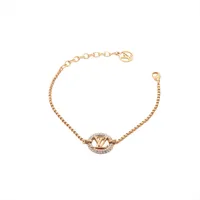 ヴィトン M00758 コリエ ルイーズ バイ ナイト TE2282 ブレスレット GP×ラインストーン ゴールド