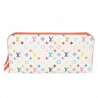 ヴィトン マルチカラー ポルトフォイユ･アンソリット M60270 オレンジ ロングウォレット