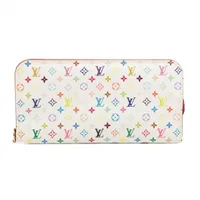 ヴィトン マルチカラー ポルトフォイユアンソリット M93752 ホワイト ロングウォレット