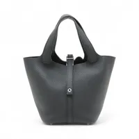 エルメス ピコタンロック18 PM トリヨンクレマンス ブラック シルバー金具 K:2025年