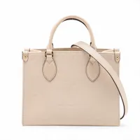 ヴィトン モノグラム アンプラント オンザゴー PM M46569 ベージュ RFID反応あり