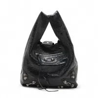 バレンシアガ ル カゴール レザー トートバッグ ブラック 780976