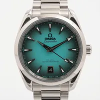 オメガ シーマスター アクアテラ 220.10.38.20.03.005 SS SS AT ターコイズ文字盤 あまりごま3