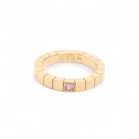 カルティエ ラニエール 1P ピンクサファイア リング 750(WG) 5.6g 49 B4070449