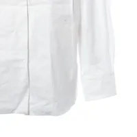 エルメス 25年 コットン シャツ 34 レディース ホワイト 5H0620DV