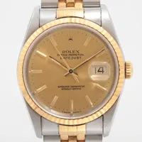 ロレックス デイトジャスト36 16233 SS×YG SS×YG AT シャンパン文字盤 あまりごま3