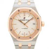 オーデマピゲ ロイヤルオーク 15450SR.OO.1256SR.01 PG×SS PG×SS AT シルバー文字盤