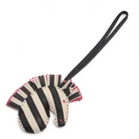 エルメス ジージー サバンナ Z刻印：2021 チャーム アニョーミロ ブラック×ホワイト