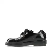 Prada Leather Loafer 7 1/2 Men's Black 2EG427 Square toe Derby