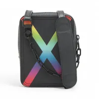 ヴィトン タイガレインボー ダヌーブメッセンジャー M30332 ブラックxマルチカラー RFID反応あり