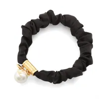 ヴィトン GK4215 シュシュ サテン×フェイクパール×GP ブラック M03238 シュシュ ミックス パール