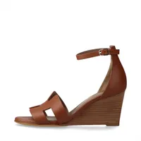 グッチ レジェンド レザー ウェッジソールサンダル 36 レディース ブラウン スレあり