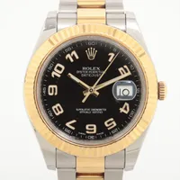 ロレックス デイトジャストⅡ 116333 SS×YG SS×YG AT ブラック文字盤 あまりごま1