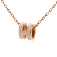 エルメス ミニポップH ネックレス GP ゴールド