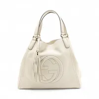 グッチ ソーホー レザー トートバッグ ホワイト 282309