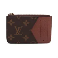 ヴィトン モノグラム ポルト カルト ロミー M81880 ブラウン カードケース RFID反応あり