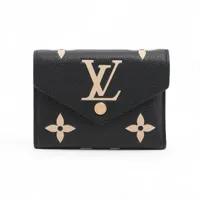 ヴィトン バイカラー モノグラム アンプラント ポルトフォイユ･ヴィクトリーヌ M80968 ノワール コンパクトウォレット RFID反応あり