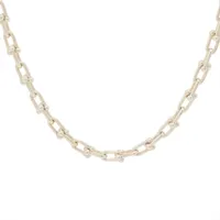 ティファニー ハードウェア スモール リンク ネックレス 925 41.3g シルバー