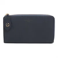 ヴィトン トリヨン ポルトフォイユコメット M68582 ブルーマリーヌ ラウンドジップウォレット