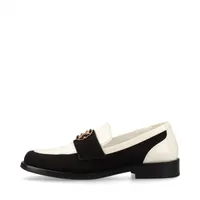 シャネル ココマーク 22AW スエード×パテント ローファー 37C レディース ホワイト×ブラック G39606 ハガレ有 シワ有