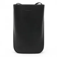 ジルサンダー レザー フォンポーチ ブラック