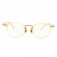 金子眼鏡 メガネ 46□23-145 チタン×プラスチック ゴールド VINTAGE