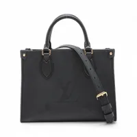 ヴィトン モノグラムアンプラント オンザゴーPM M45653 ブラック RFID反応あり