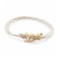 ヴィトン M8529Z ブラスレ LV ブルーム BC2275 ブレスレット PVC×GP デューン