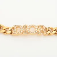 クリスチャンディオール DIOR チェーンリンク チョーカー GP