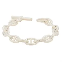 エルメス シェーヌダンクルTGM 2024 ブレスレット 15コマ 925 130.1g シルバー