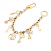 ヴィトン MP3206 ビジューサックキーチェーン BY0261 チャーム GP ゴールド 2022年春夏コレクション