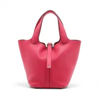 エルメス ピコタンロック18 PM トリヨンクレマンス ローズエクストリーム シルバー金具 D:2019年